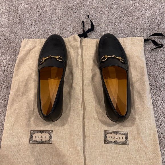 Gucci Black Leather Horsebit Loafers - Picture 2 of 9